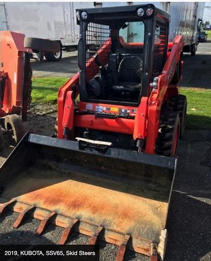 Used 2019 Kubota SSV65 Skid Steer