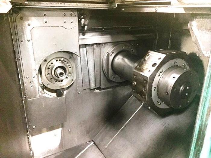 Used 2005 MURATEC MURATA MW120G TWIN SPINDLE WITH SINGLE GANTRY CNC LATHE