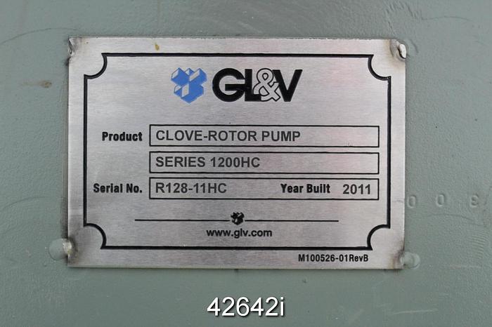 Used Gl&V 1200HC Clove-Rotor Pump #42642