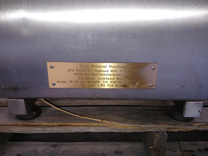 Used LAB SLANT CONE BLENDER WITH (3) SHELLS - S/S - CANTILEVER STYLE (#9528)