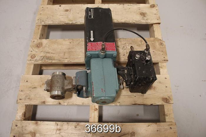 Used Neles Jamesbury C15R11LA01 1" V-Ball Control Valve #36699