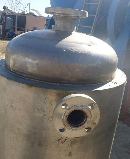 Used Tank, 75 Gallon, 304 S/st, Jkt, 125 PSI, Charcoal Filter, A #S744383