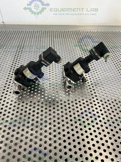 Used Lot of 2 - GEMU 3/4" Diaphragm Valve w/ Position Indicator