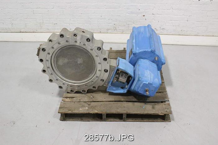 Used Neles Jamesbury 815L-11-3600-UT 18" Air Operated Butterfly #28577