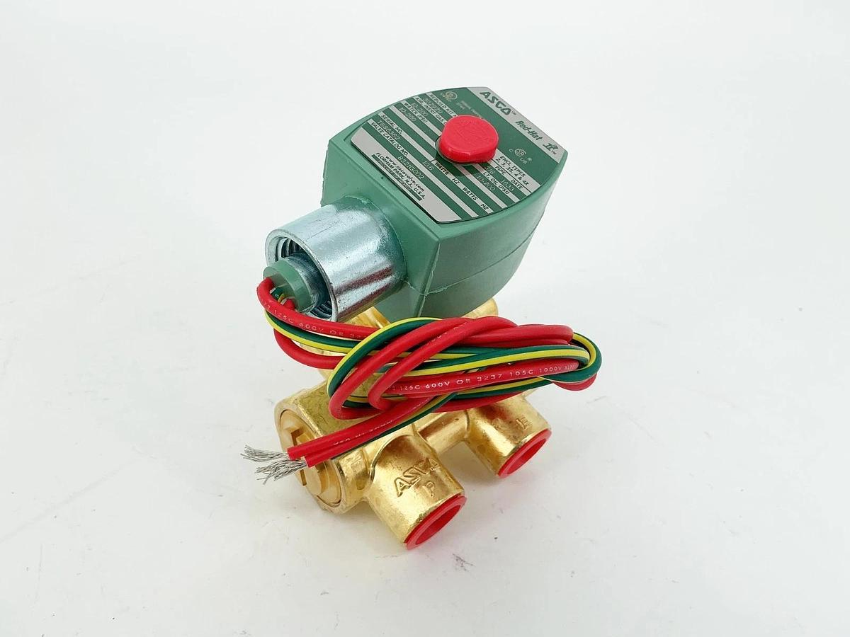 New Asco 8321G002 24VDC Solenoid Valve 200PSI 3/8" Pipe 10.6W