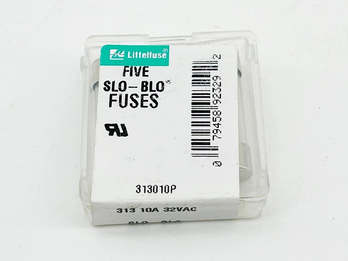 New Lot of 17 Littelfuse 313010P Glass Fuse 10A 32V