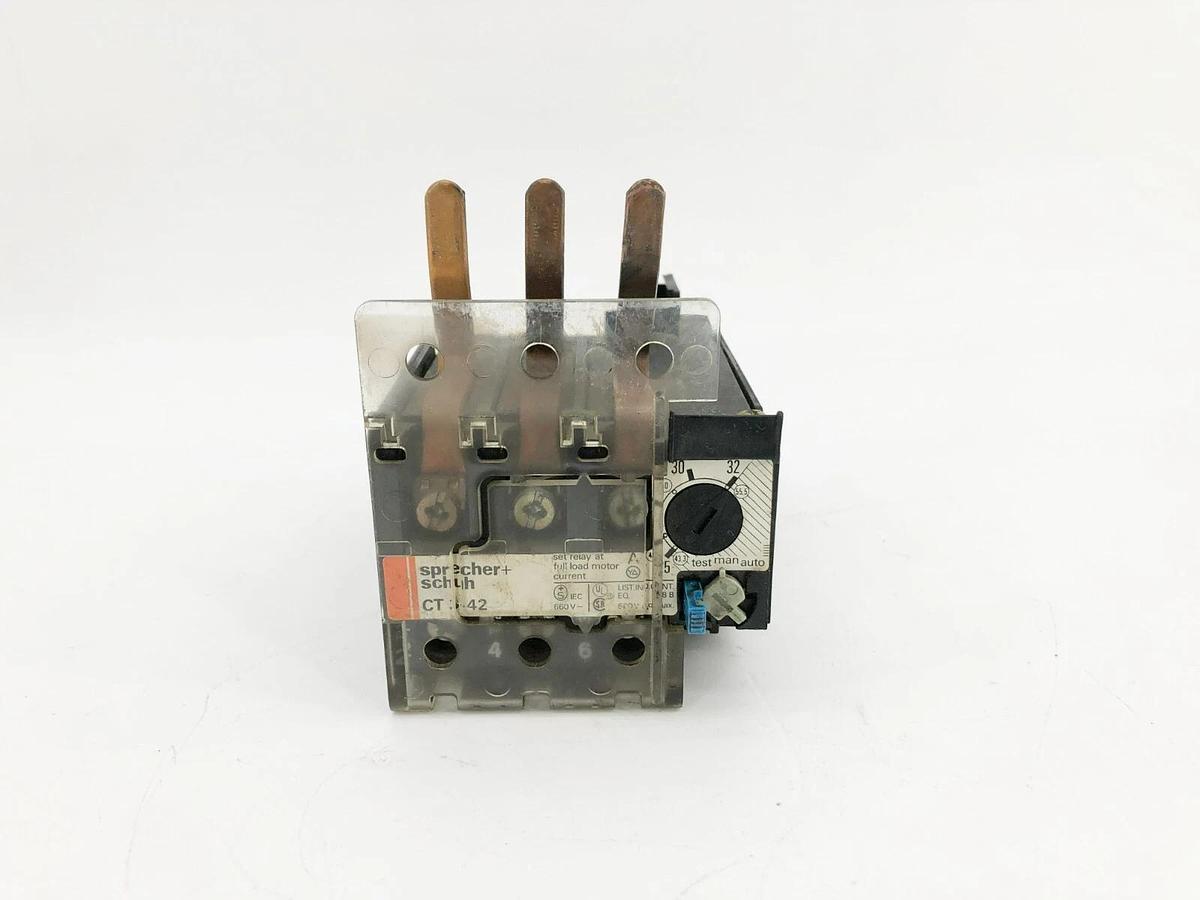 Used Sprecher + Schuh CT3-42 Overload Relay 25-32 A
