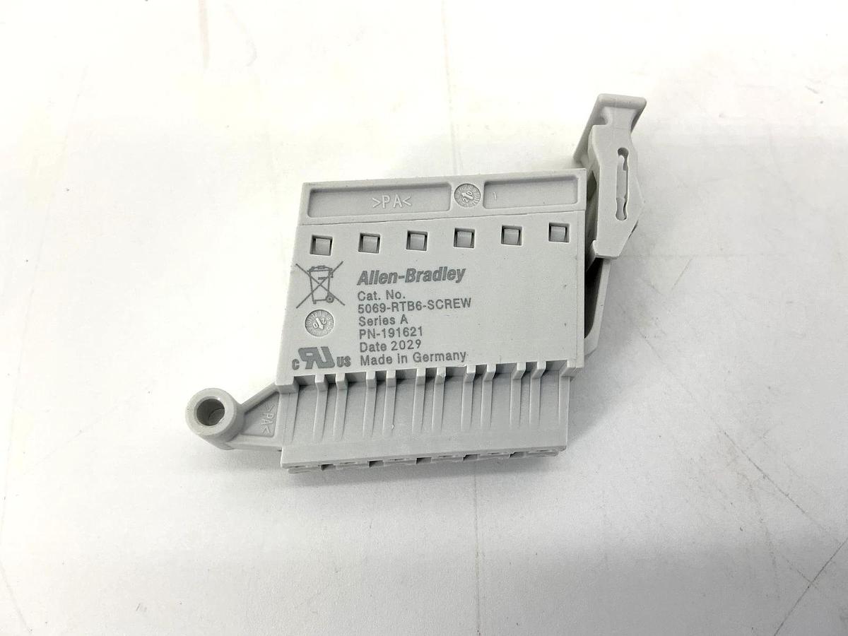 New Allen Bradley 5069-RTB6-SCREW Ser A Removable Terminal Block 6-Screw RTB