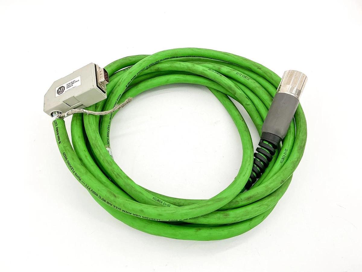 Used Allen Bradley 2090-CFBM7DF-CDAF05 Power Feedback Cable 600V W /2090-UXBB-DM15
