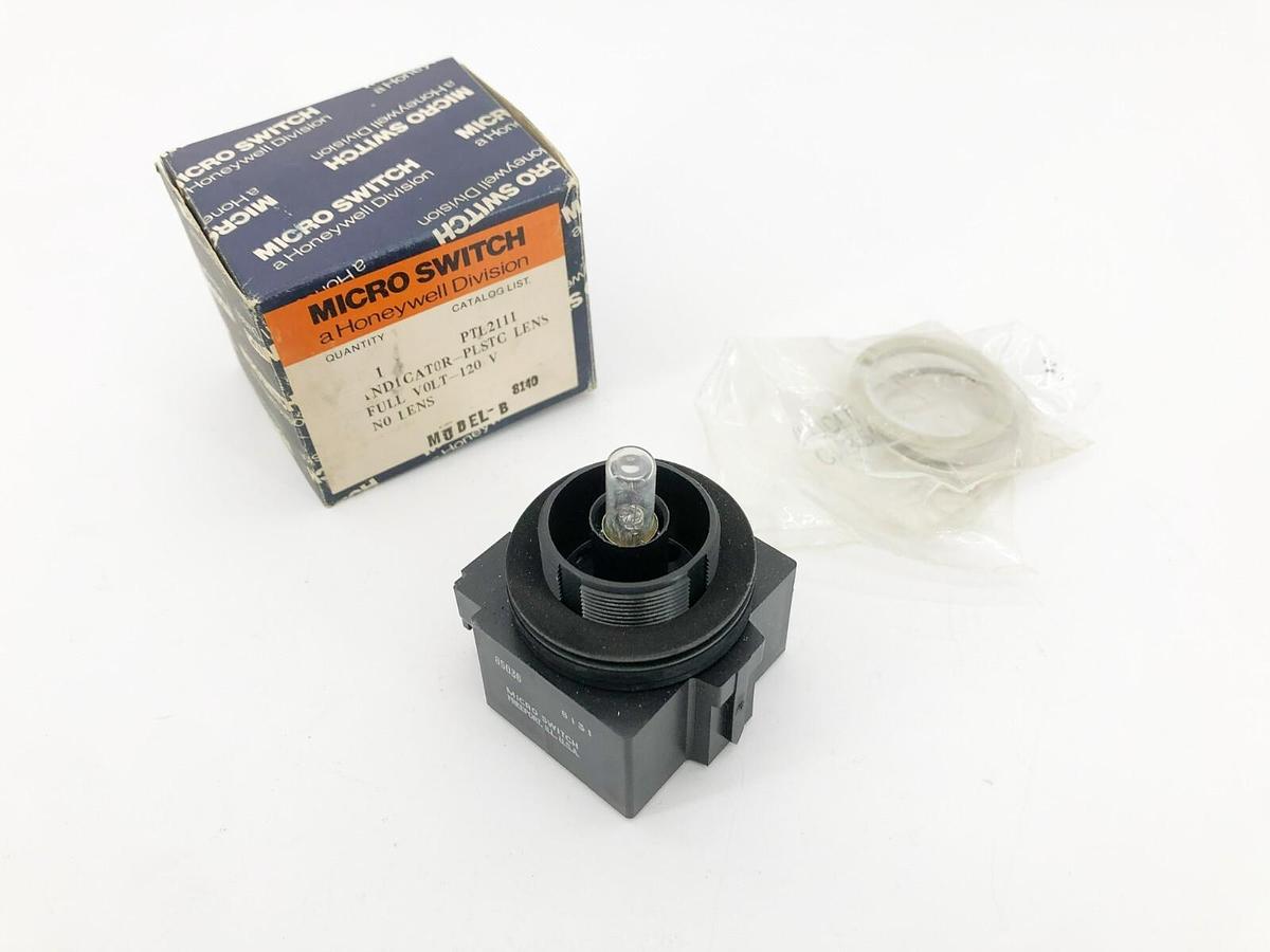 New Micro Switch PTL2111 Indicator Light Module 120V