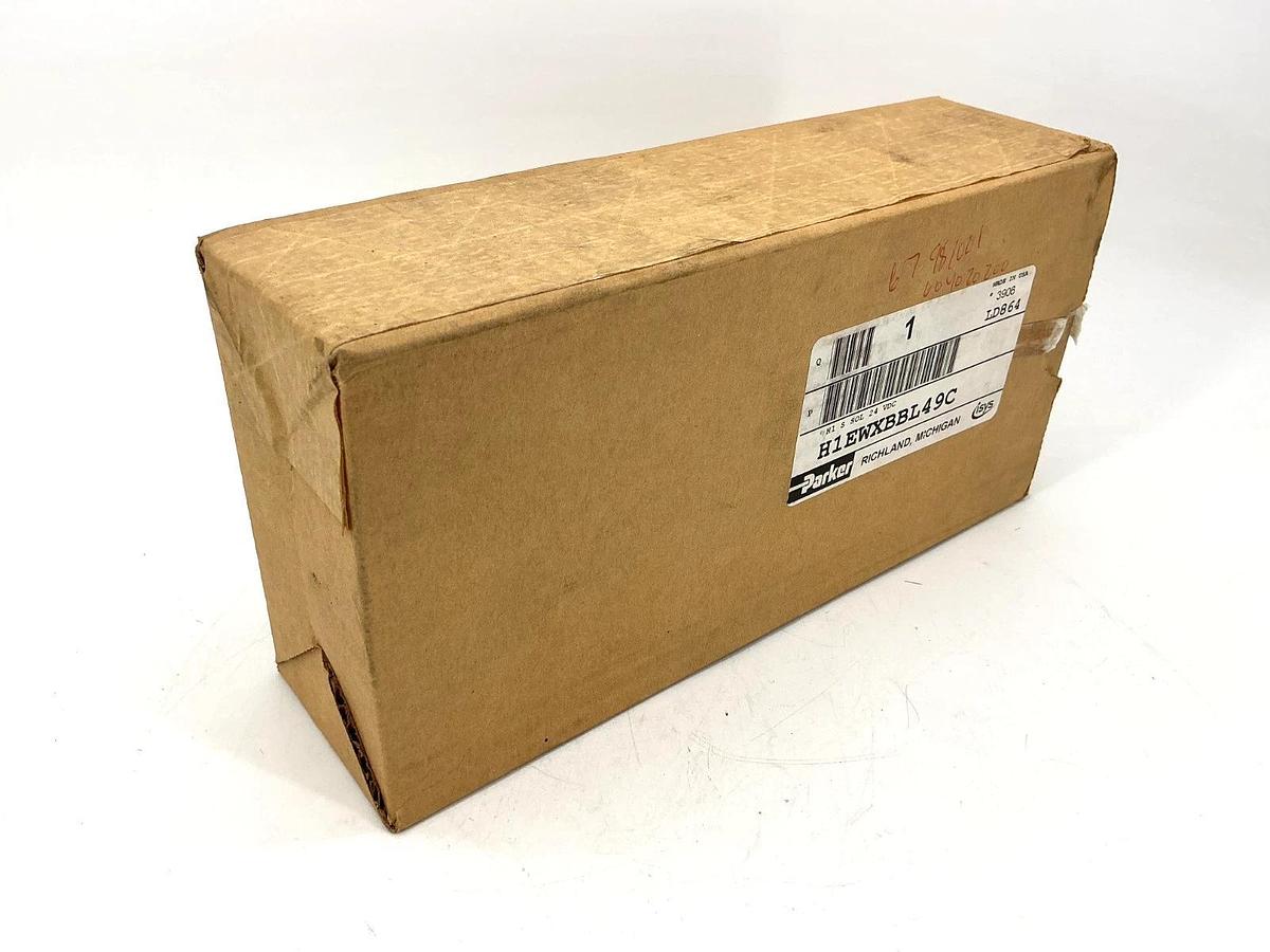 New Parker H1EWXBBL49C Solenoid Valve 145PSIG 24VDC 1W Coil 65V 50/60HZ