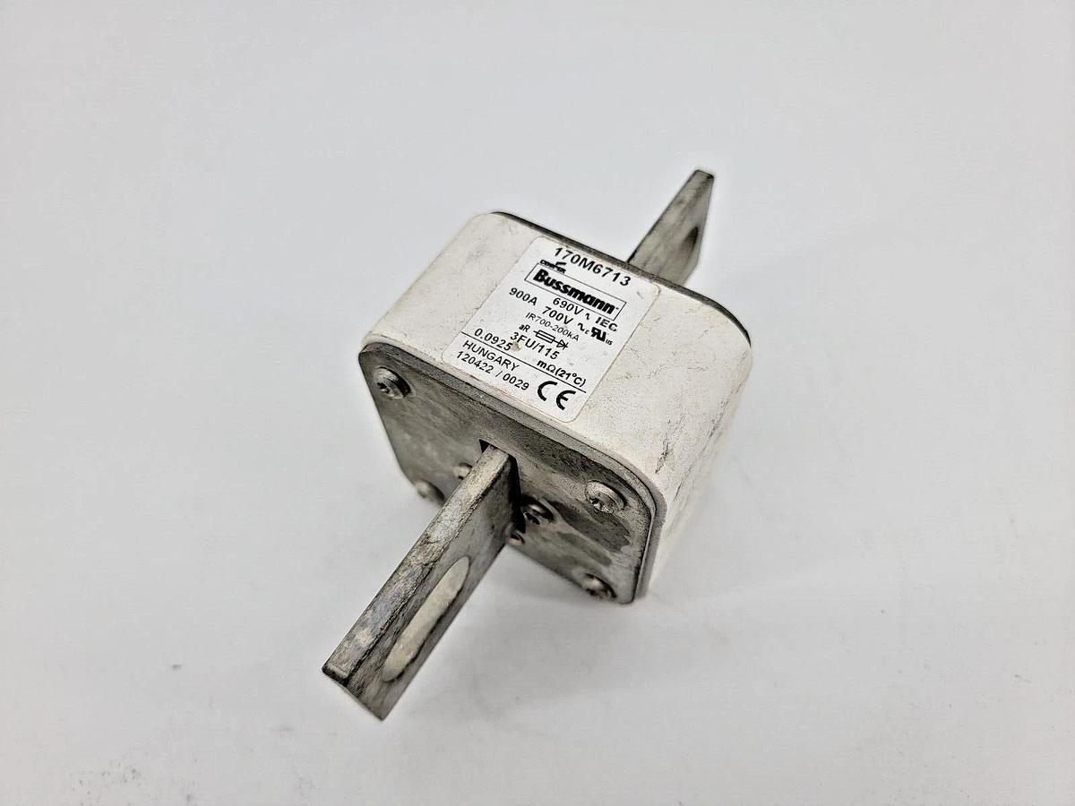 Used Bussmann 170M6713 High Speed Fuse-Link 900A 690V