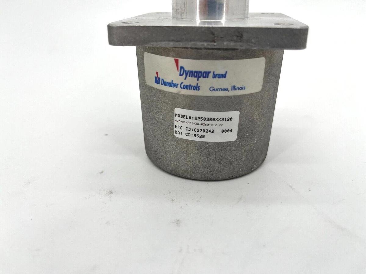 Used Dynapar Model 5250360XX3120 Encoder 625-X1XF01-3A-0360-S-2-20