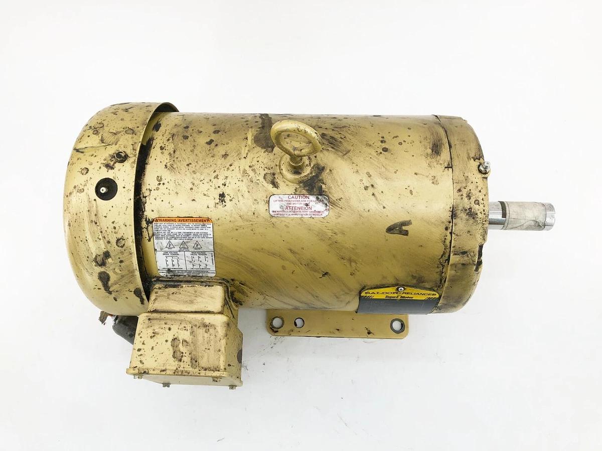 Used Baldor EM3616T Super-E Motor 7.5HP 230/460V 16.8/8.4A 3450RPM 184T