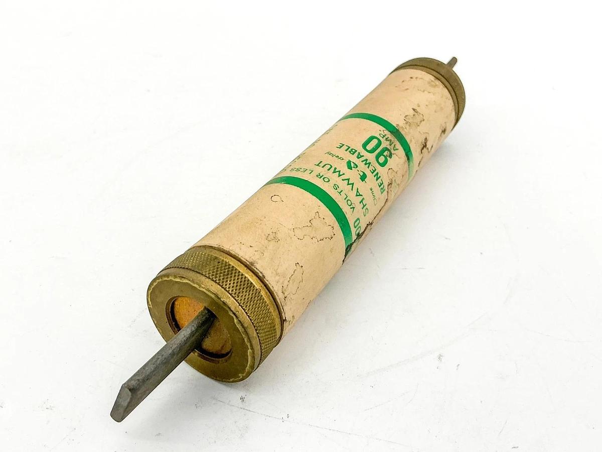 New Gould Shawmut RFS90 Renewable Fuse 90A 600V - No Box