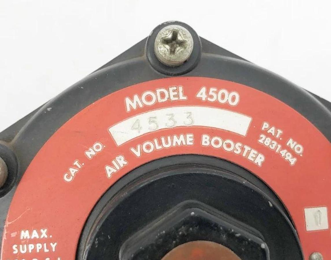 New Fairchild 4533 Volume Booster 250psi Model 4500 - No Box