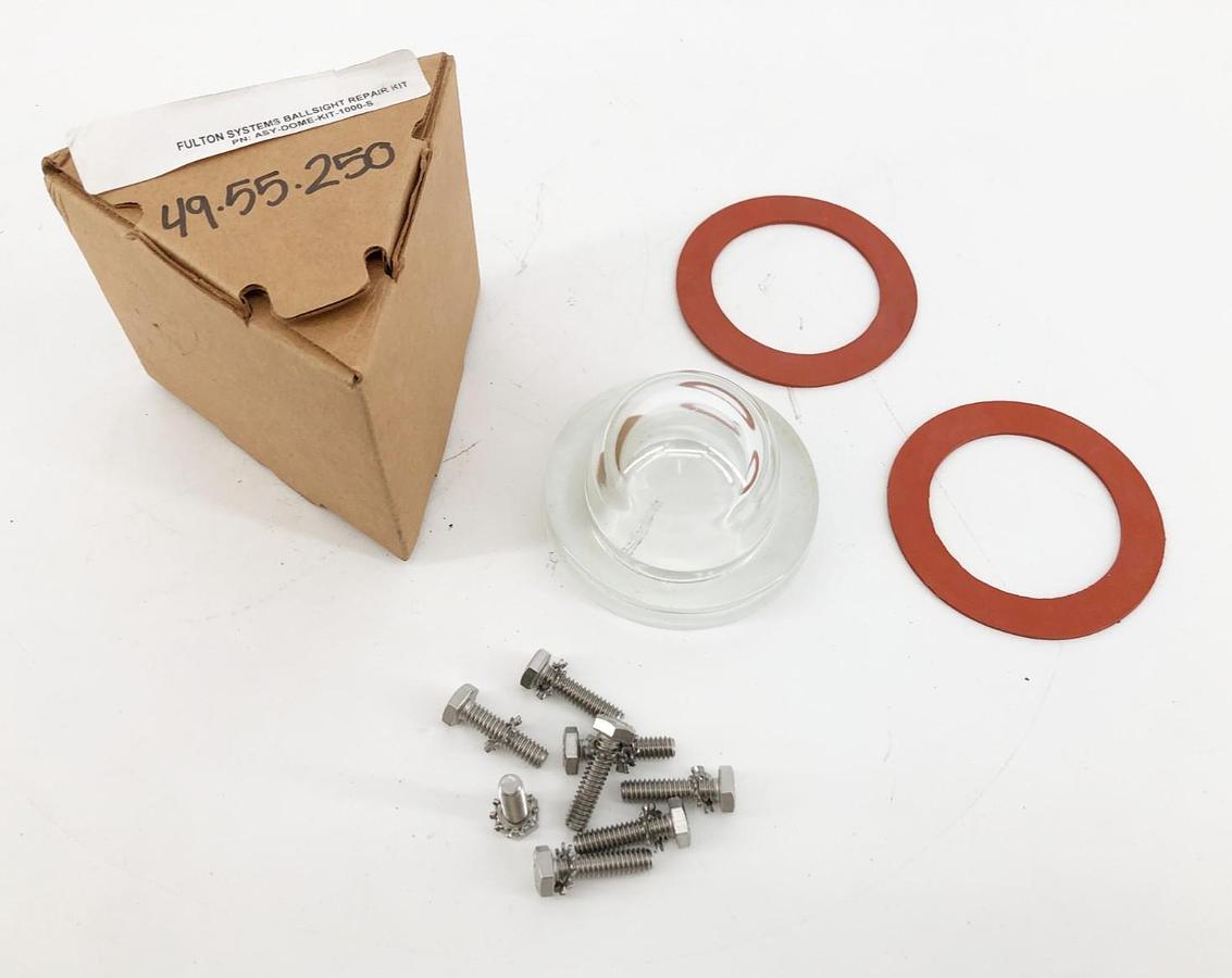 New Fulton Systems ASY-DOME-KIT-1000-S Ball Sight Glass Repair Kit
