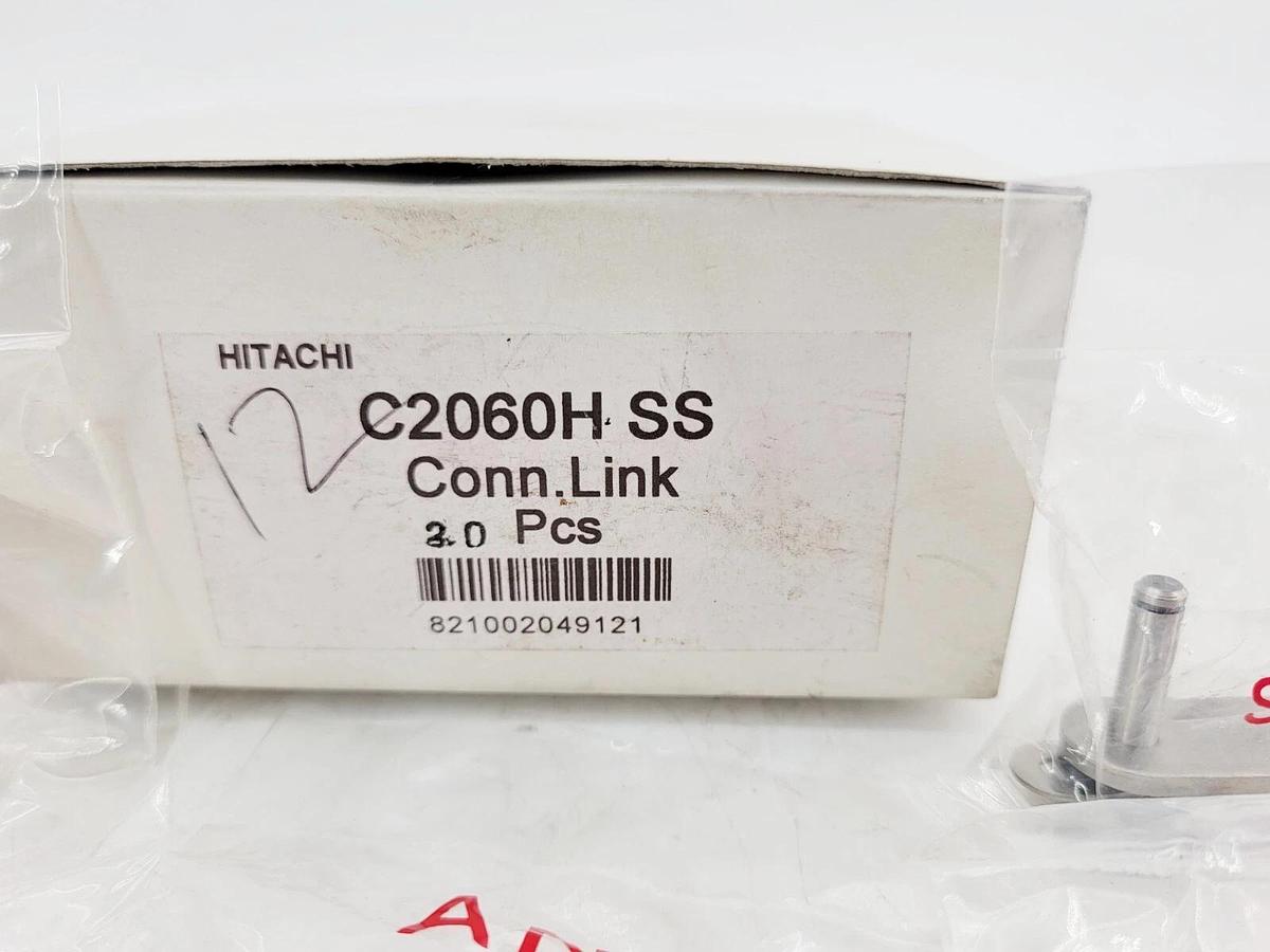 Lot of 8 New Hitatchi C2060-304 Connecting Links SUS-304 C2060H-SS