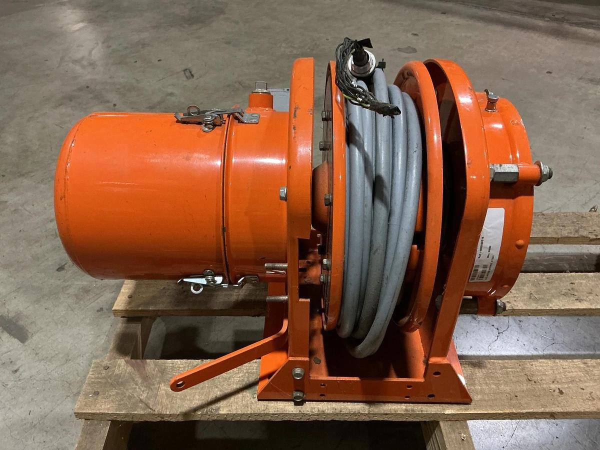 Used Gleason Reel S14351-12L-10-5 Cable Reel Lift ~25ft Type-18G Cable @ 0.150FPM