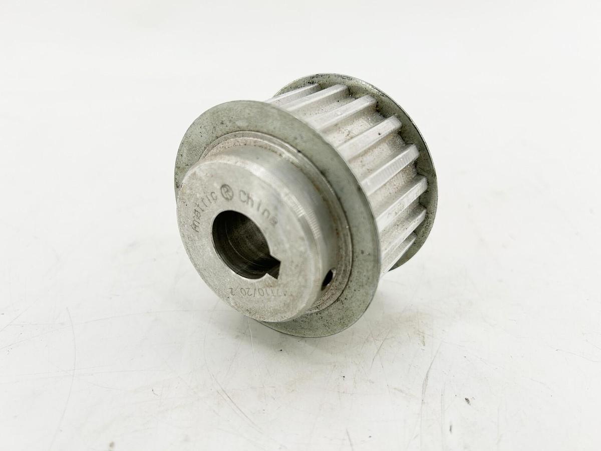 New Ametric 7T10/20-2 Timing Belt Pulley .74" Bore 20 Teeth