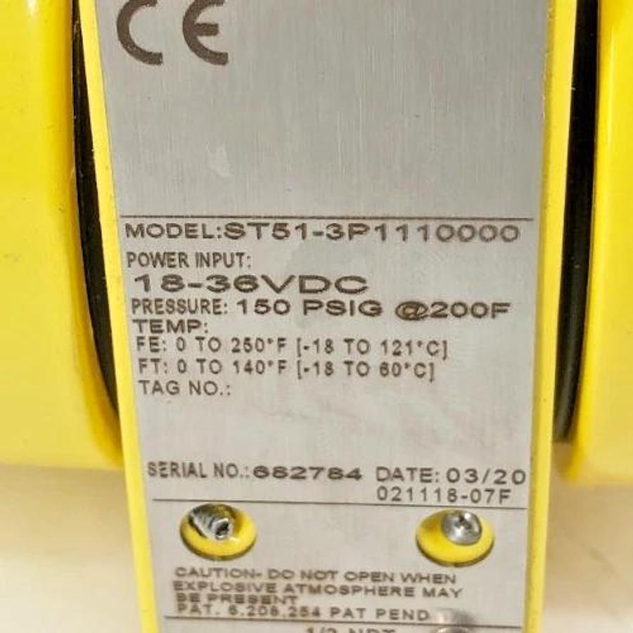 New FCI ST51-3P1110000 Mass Flow Meter 150psig 18-36VDC - No Box