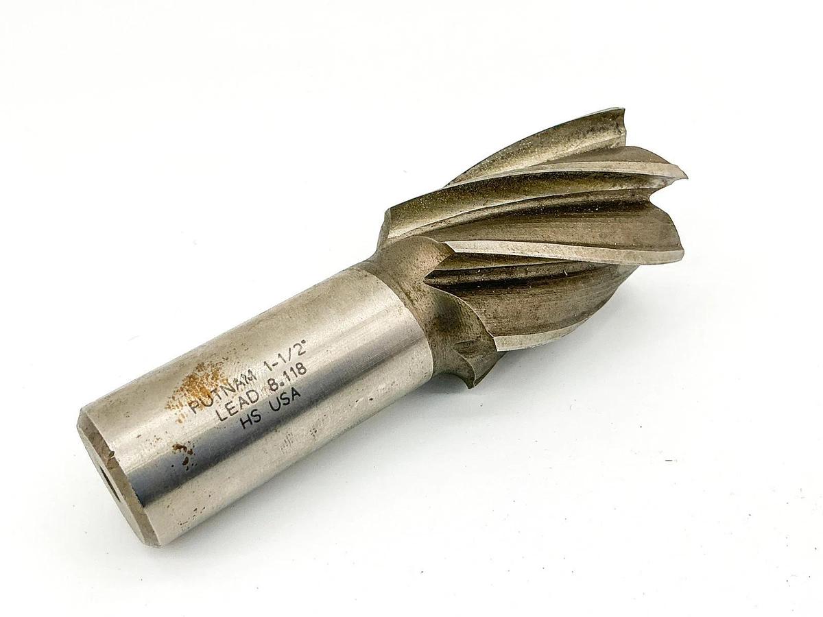 Used Putnam 1-1.2" End Mill Cutter Lead 8.118