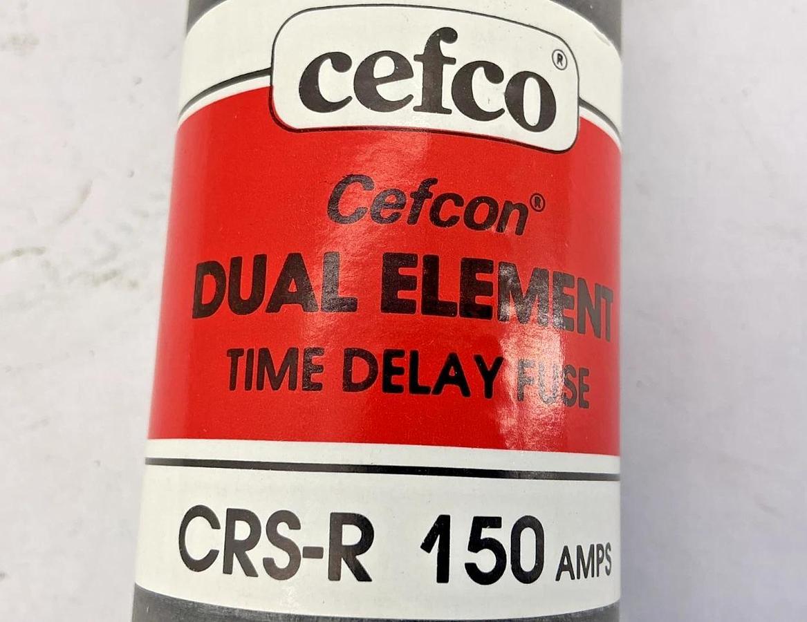 New Cefco CRS-R-150 Cefcon Time Delay Current Limiting Class RK-5 Fuse 150A 600V