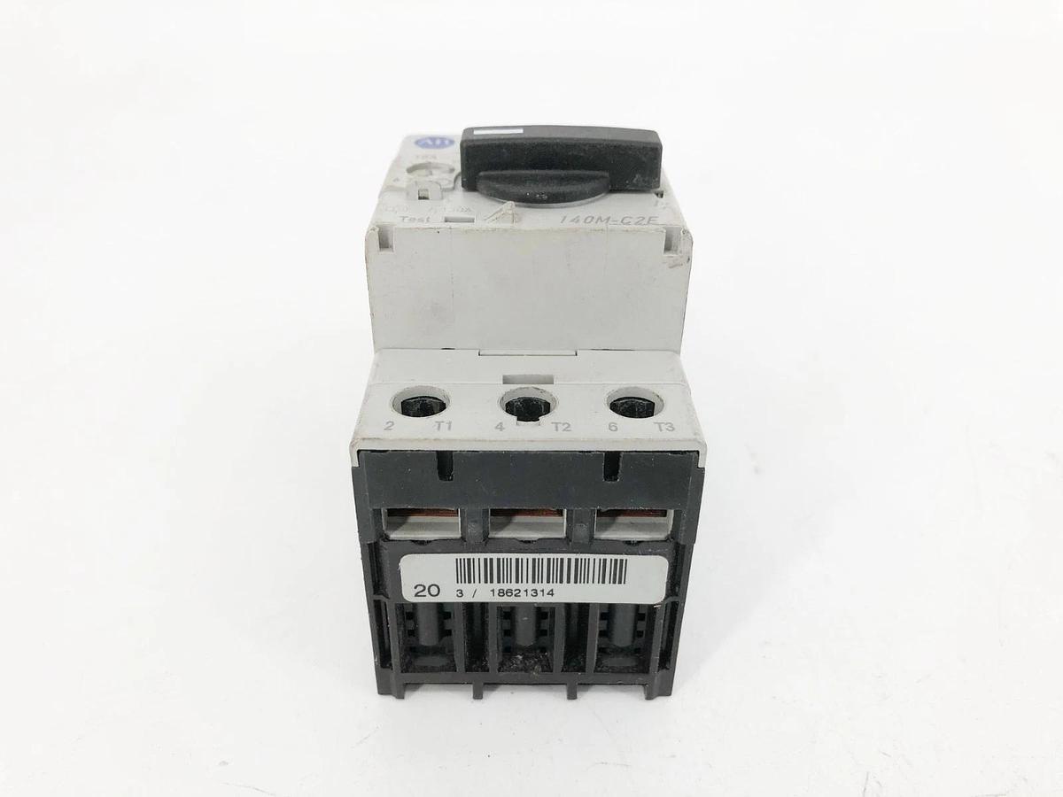 Used Allen Bradley 140M-C2E-C10 Ser. C Motor Protector Circuit Breaker 6.3-10A