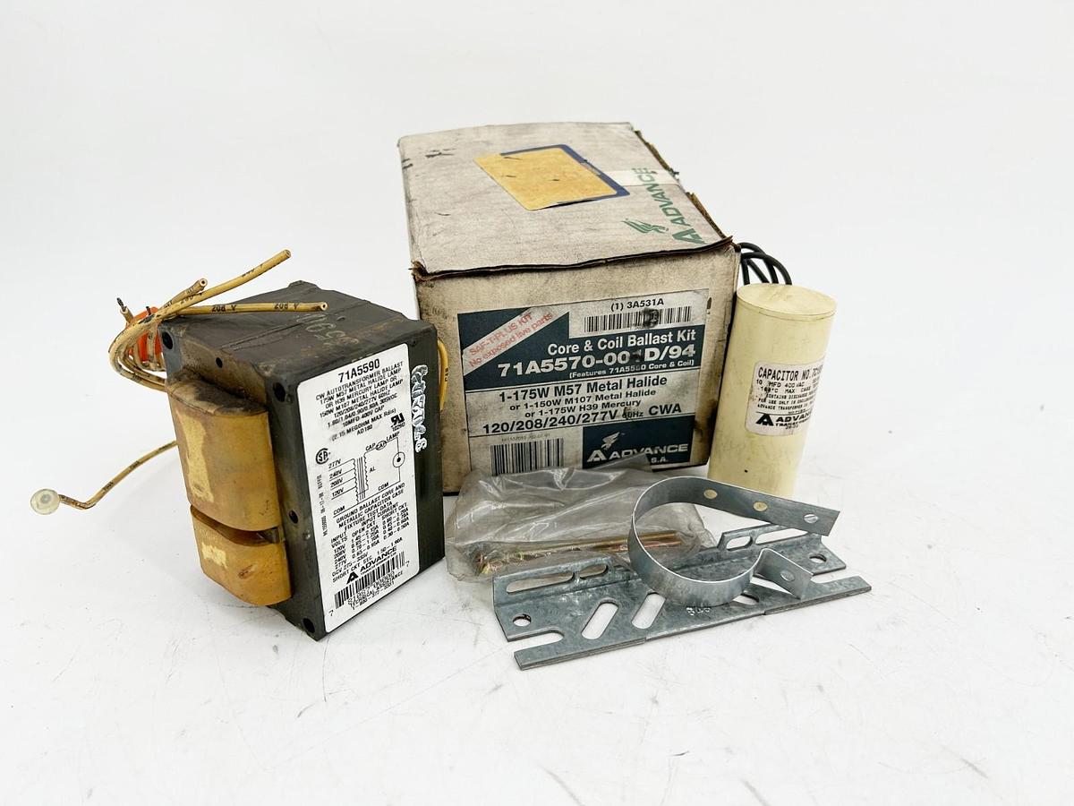 Used Advance 71A5570-001D/94 Core and Coil Ballast Kit 150W 277V 60Hz 3A531A