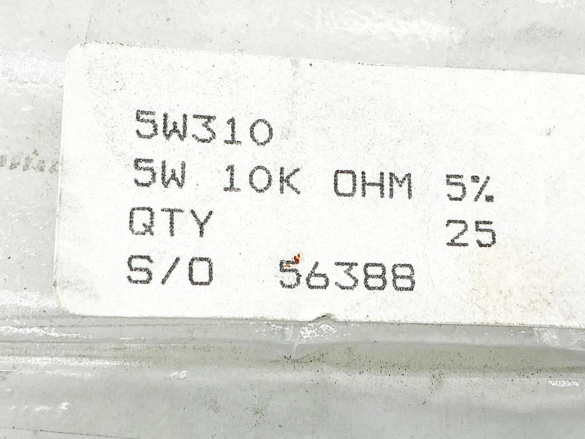 New Lot of 10 NTE 5W310 Resistor 5W 10OHM 5%