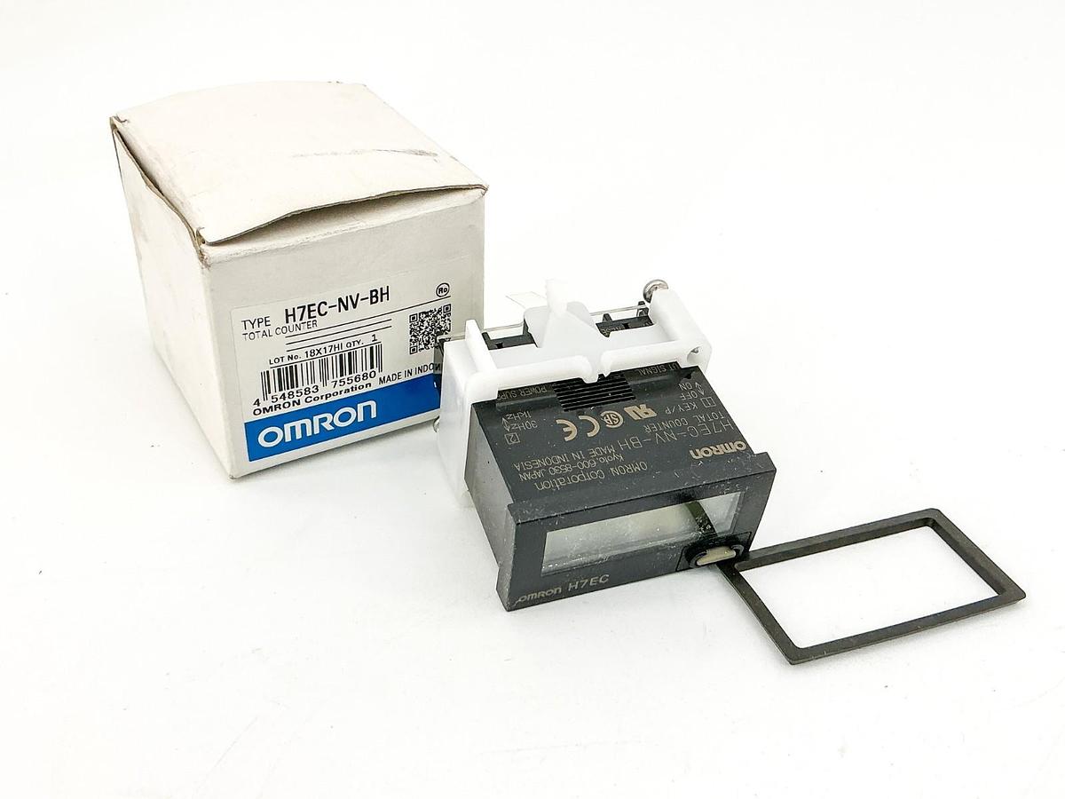New Omron H7EC-NV-BH Count Totalizer 8 Digit