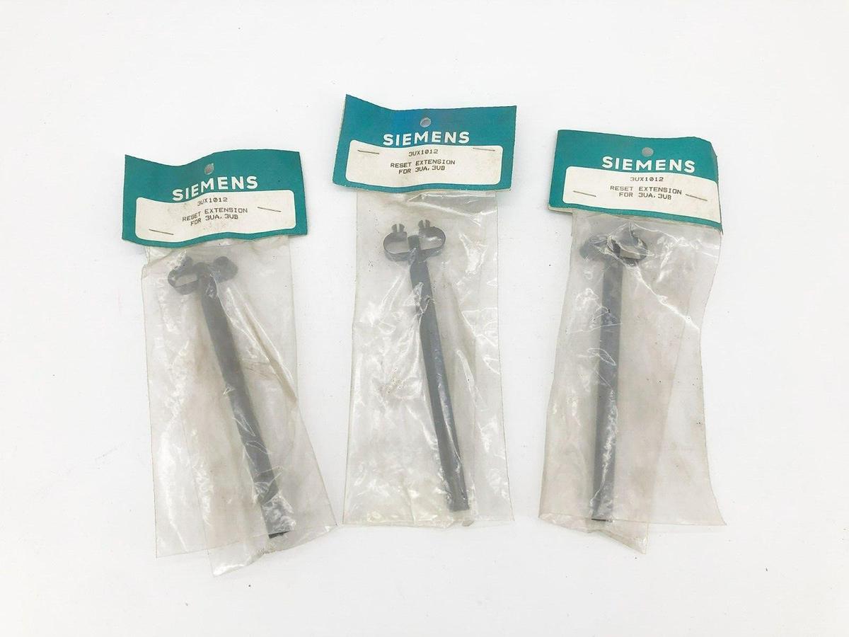 Lot of 3 New Siemens 3VX1012 Reset Extensions For 3UA 3UB