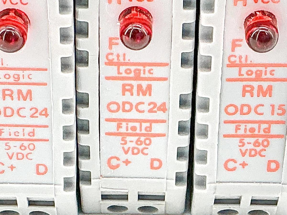 New Lot of 3 Continental Industries Inc. RM-ODC24 I/O Module 5-60VDC - No Box