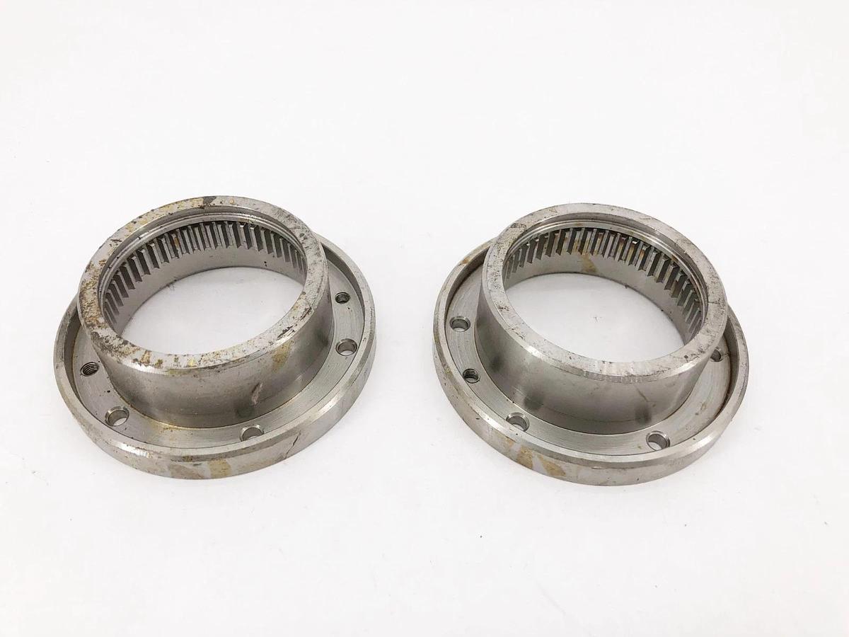 Used Lot of 2 Falk 1203252 Gear Coupling Sleeves Steel 1010G 10