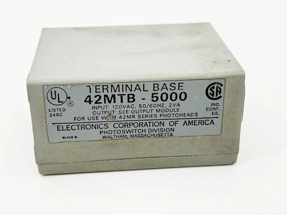 Used Lot of 3 Allen Bradley 42MTB-5000 Sensor Power Base 102-132VAC 2A