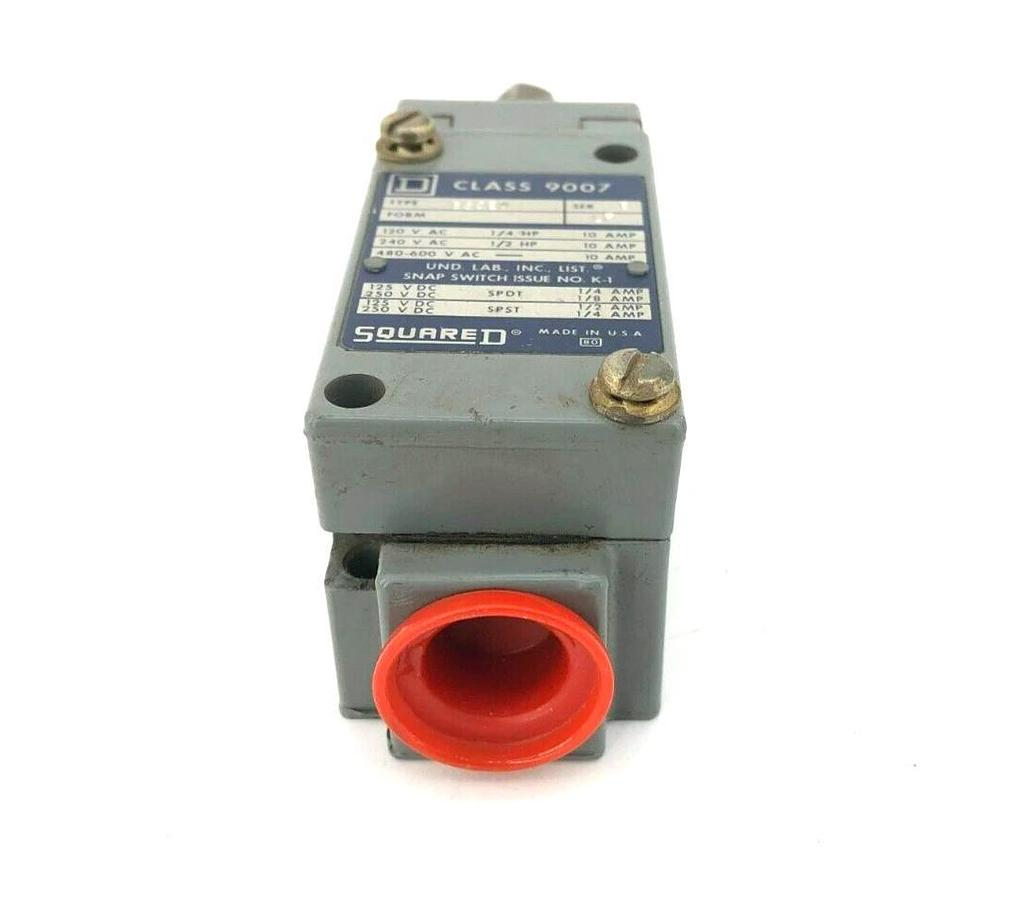 New Square D 9007-B54ED Heavy Duty Limit Switch 480-600VAC 10A Series B