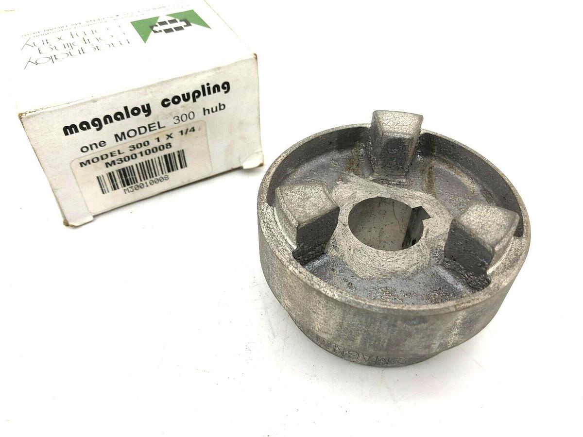New Magnaloy M30010008 Couping Hub 1" Bore, 1/4" Keyway