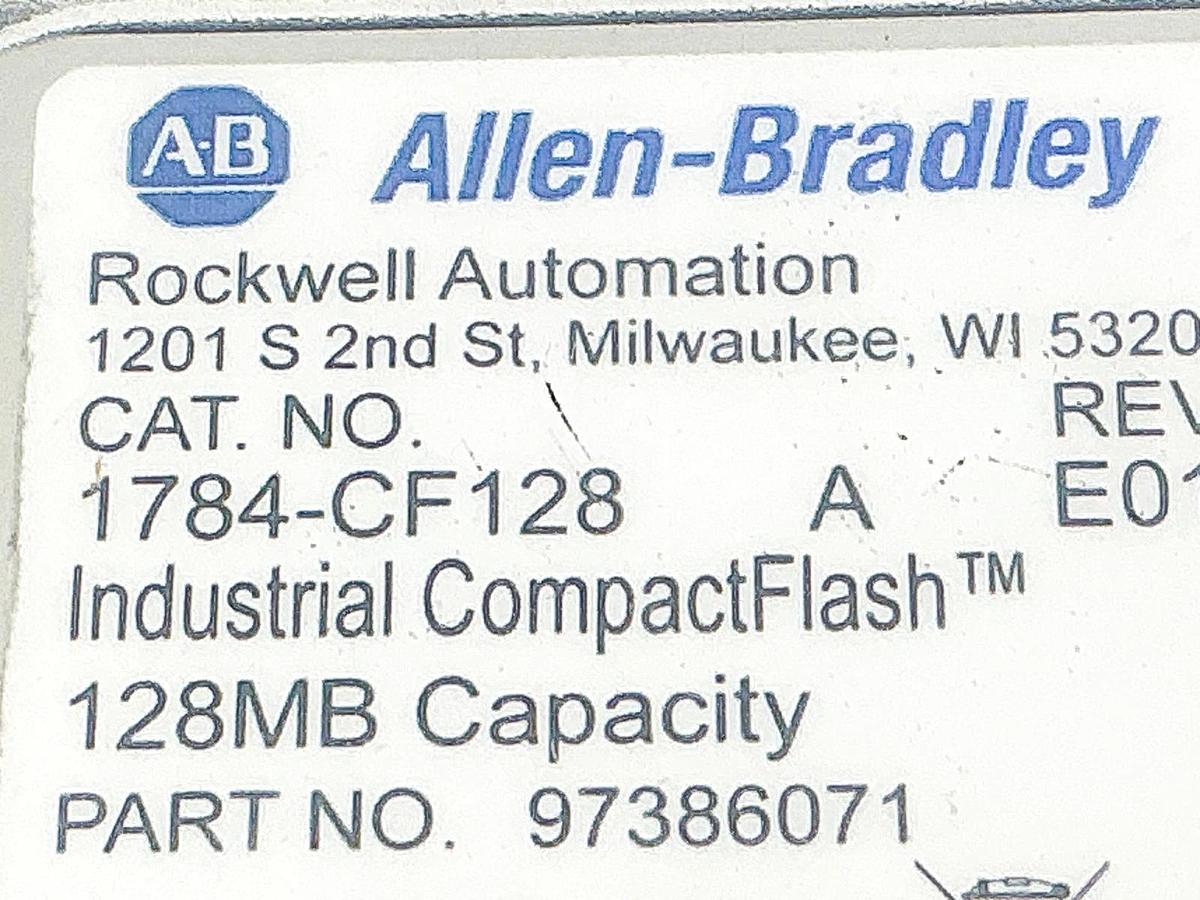 New Allen Bradley 1784-CF128 Industrial Compact Flash 128MB 97386071