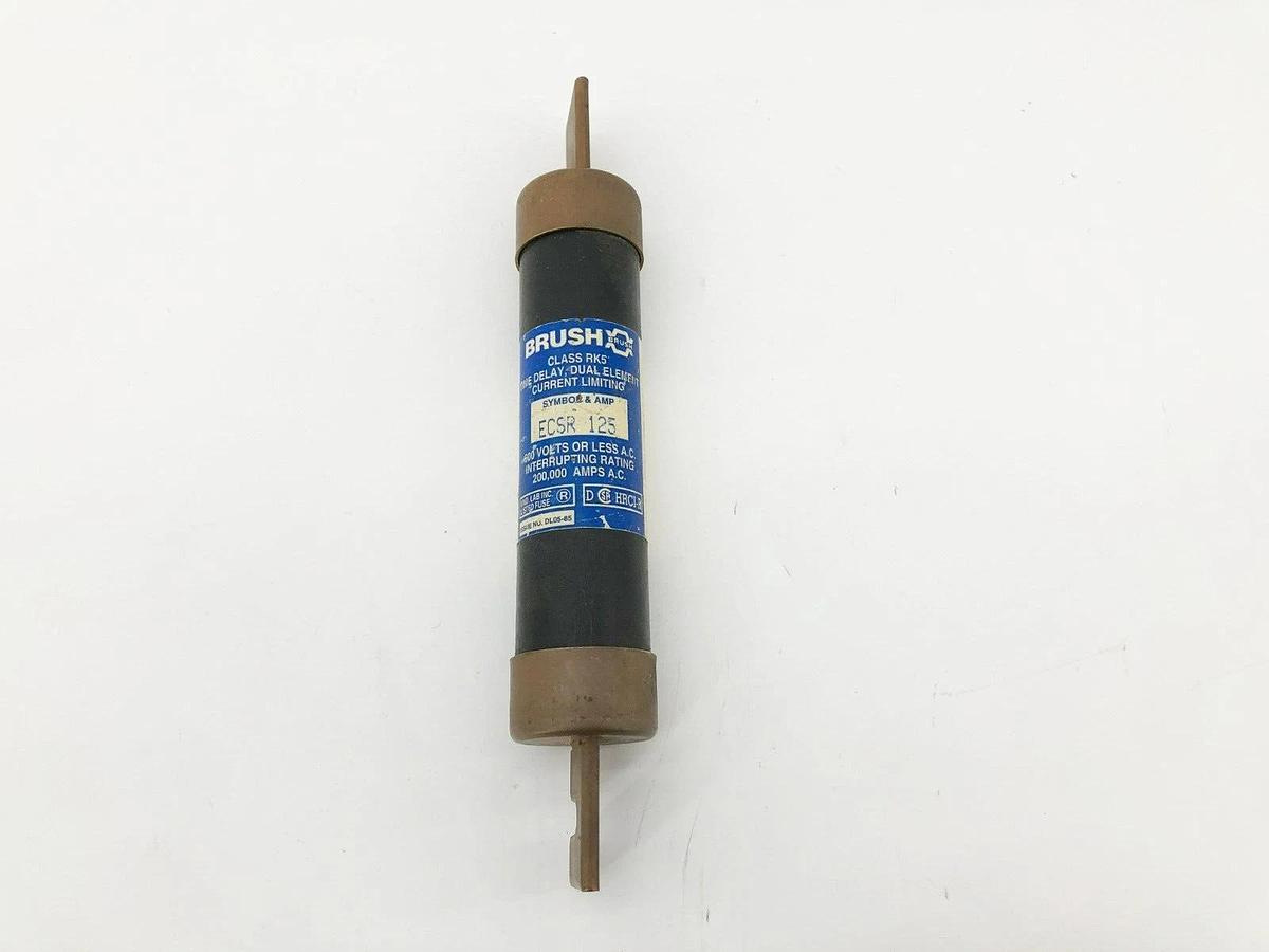 New Brush ECSR125 Time-Delay Fuse 125AMP 600V RK5