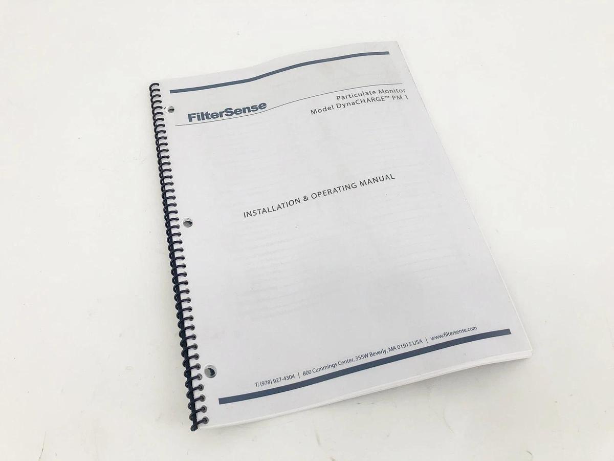New FilterSense DynaCharge PM 1-A Particulate Monitor FW Rev. 2.11 - No Box