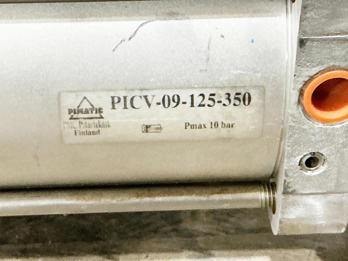 Used Pimatic PICV-09-125-350 Pneumatic Cylinder 10Bar