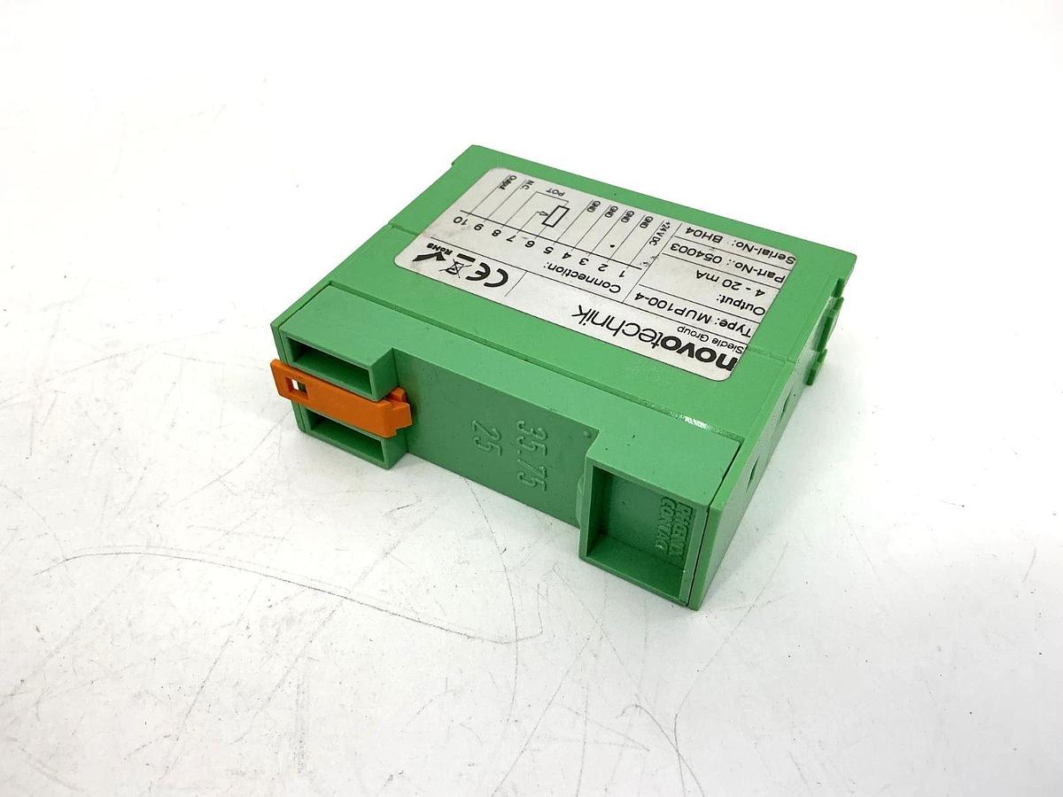 New Novotechnik MUP100-4 Signal Conditioner Output: 4-20mA 054003 - No Box