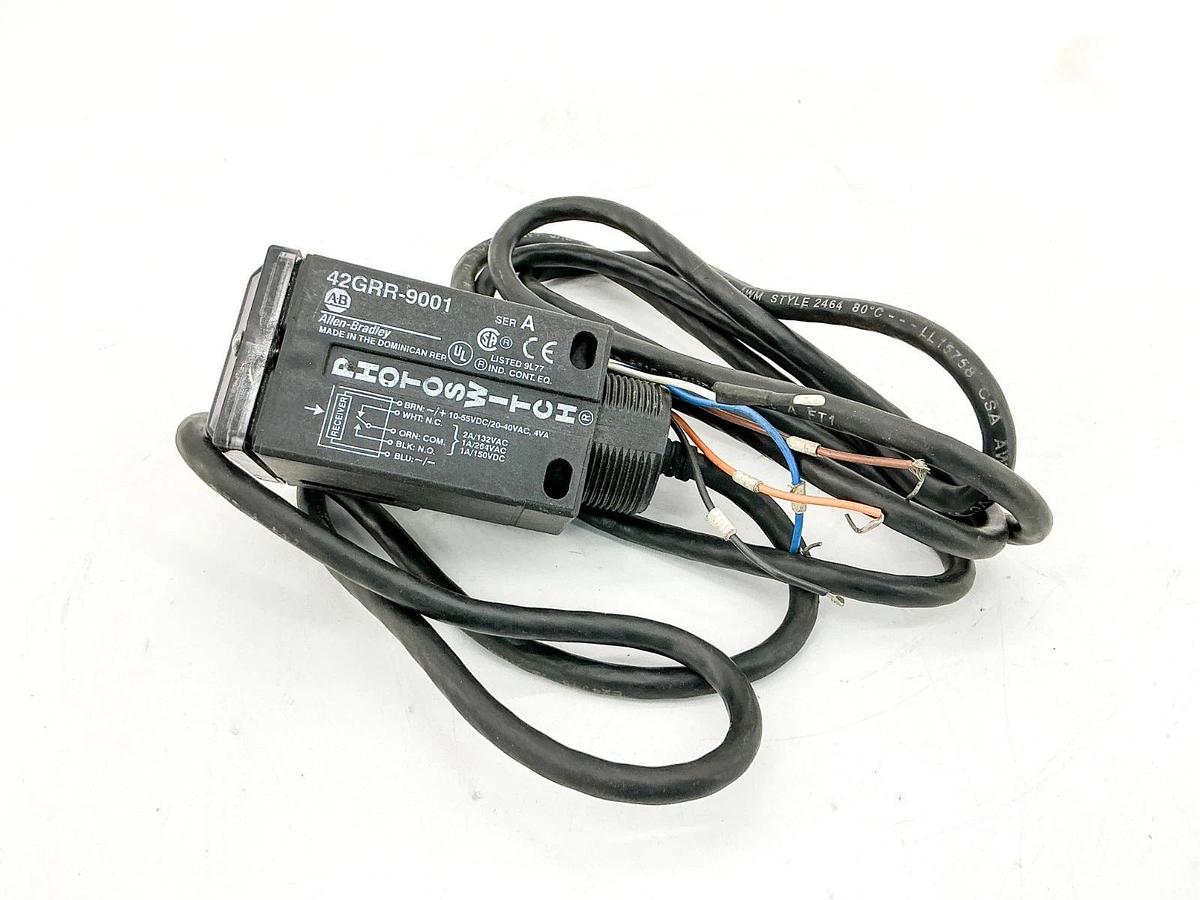 Used Allen Bradley 42GRR-9001 Photoswitch Sensor 10-55VDC 4VA Ser.A