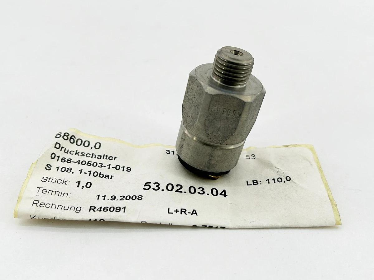 New Suco 0166-40503-1-019 Pressure Switch 10-42V 1/4" BSPP - No Box