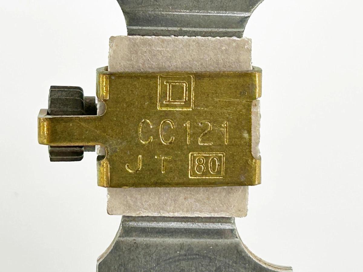 Used Lot of 3 Square CC121 Thermal Overload Relay Heating Element