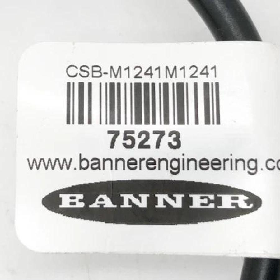 New Banner CSB-M1241M1241 Splitter Cable M12 Male To 2-M12 Female 75273 - No Box