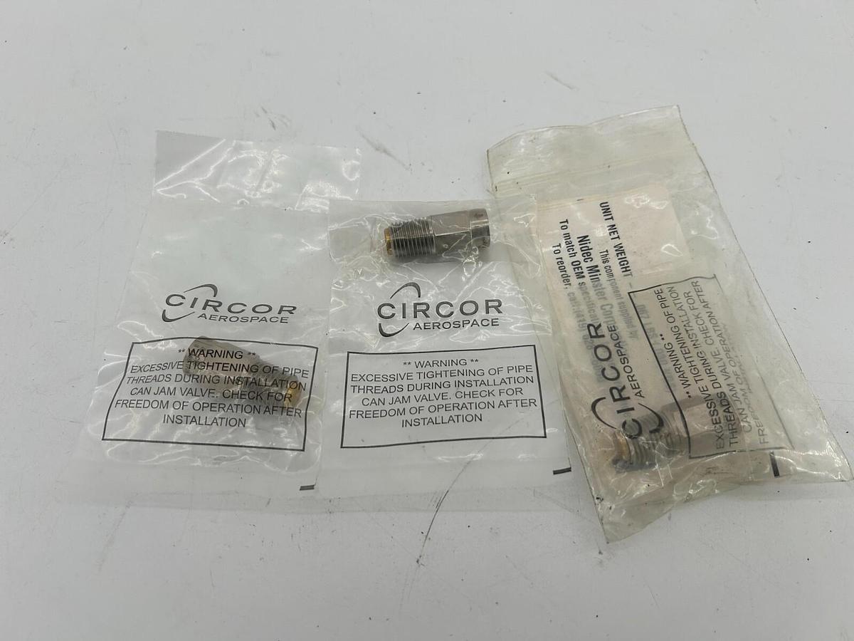New Lot of 3 Nidec Minster 7103-030 Relief Valve