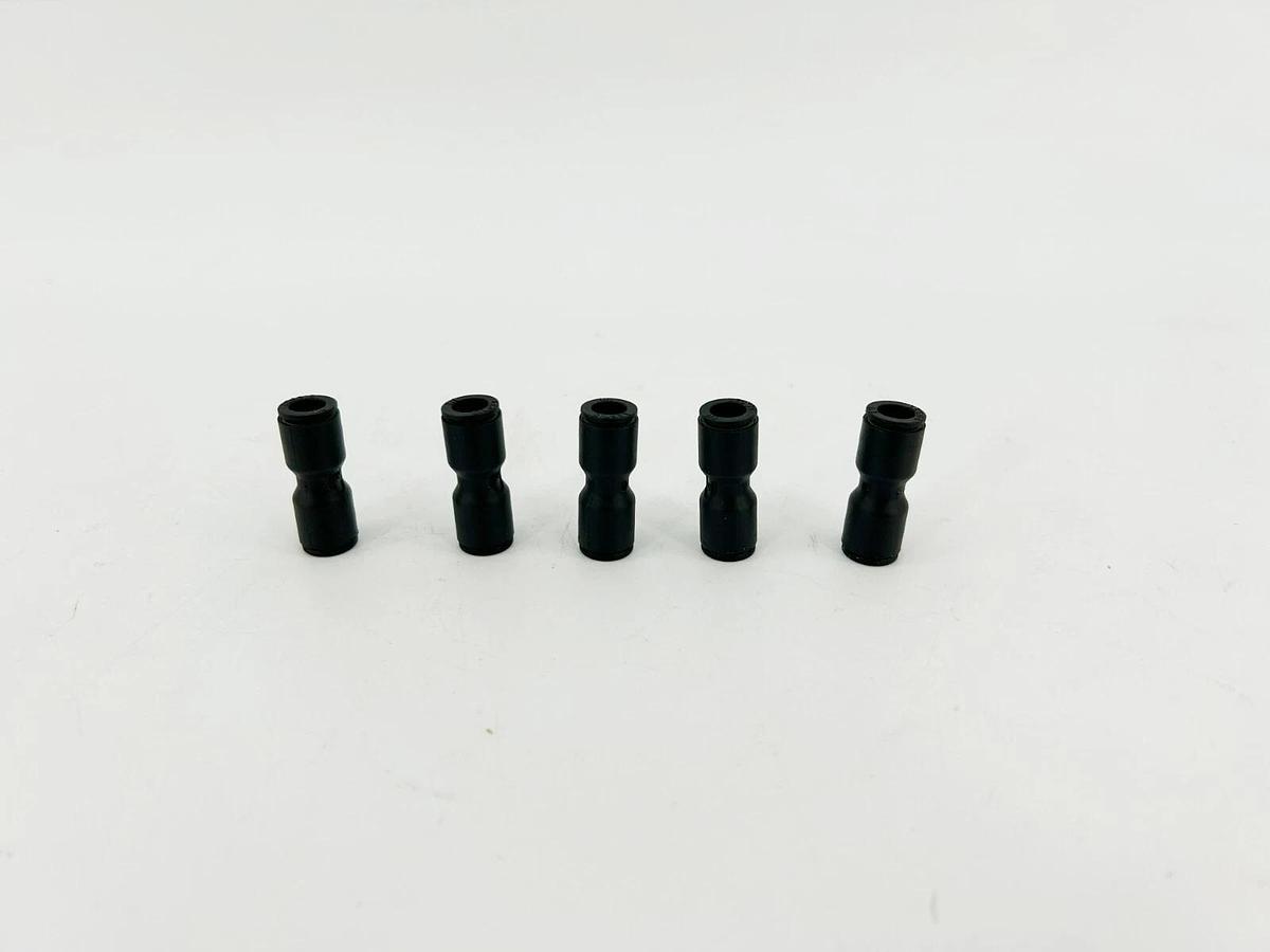Lot of 5 New Lawson 86781 Unions, 1/4" Tube OD, Glass Reinforced Nylon, 290PSI