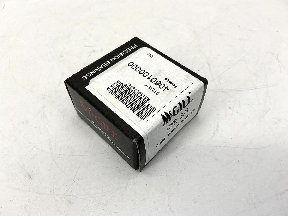 Lot of 3 New McGill CYR-3/4 Cam Yoke Roller Bearing D:0.75" B:0.25" W:0.5"