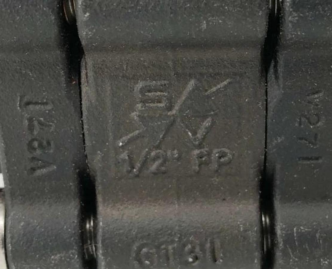 New Sesto Valves M32S-0M-C60F-L Ball Valve 1/2" 2000WOG B16.34 - No Box